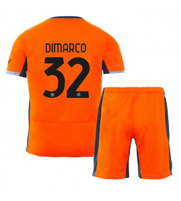 Inter Milan Federico Dimarco #32 Tredje trøje Børn 2023-24 Kort ærmer (+ korte bukser)